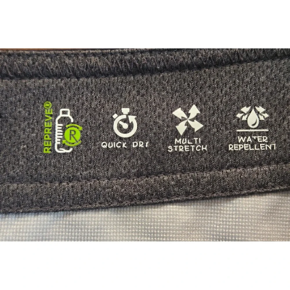 Salty Crew Mens Camo Quick Dry Board Shorts Size 30‎ Black Green Striped Repreve
